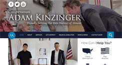 Desktop Screenshot of kinzinger.house.gov