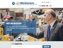Tablet Screenshot of mcgovern.house.gov