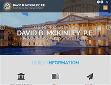 Tablet Screenshot of mckinley.house.gov