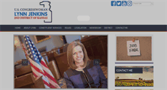 Desktop Screenshot of lynnjenkins.house.gov