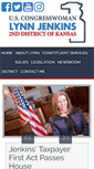 Mobile Screenshot of lynnjenkins.house.gov