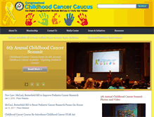 Tablet Screenshot of childhoodcancer-mccaul.house.gov