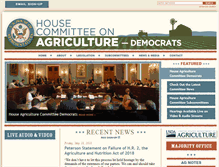 Tablet Screenshot of democrats.agriculture.house.gov
