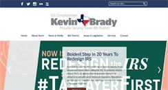 Desktop Screenshot of kevinbrady.house.gov