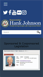 Mobile Screenshot of hankjohnson.house.gov