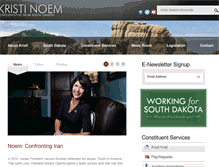 Tablet Screenshot of noem.house.gov