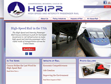 Tablet Screenshot of highspeedintercitypassengerrailcaucus-slaughter.house.gov