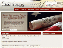 Tablet Screenshot of congressionalconstitutioncaucus-garrett.house.gov