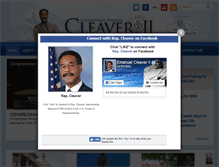 Tablet Screenshot of cleaver.house.gov