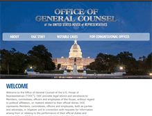 Tablet Screenshot of ogc.house.gov
