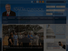 Tablet Screenshot of mcclintock.house.gov