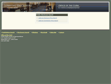 Tablet Screenshot of disclosures.house.gov