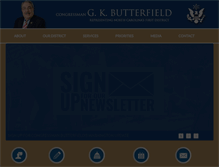 Tablet Screenshot of butterfield.house.gov