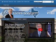 Tablet Screenshot of doggett.house.gov