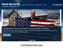 Tablet Screenshot of kevinmccarthy.house.gov