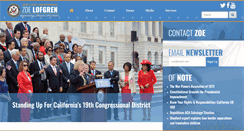 Desktop Screenshot of lofgren.house.gov