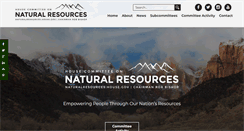 Desktop Screenshot of naturalresources.house.gov