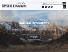 Tablet Screenshot of naturalresources.house.gov