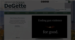 Desktop Screenshot of degette.house.gov