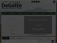 Tablet Screenshot of degette.house.gov