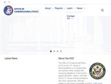 Tablet Screenshot of oce.house.gov