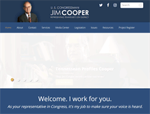 Tablet Screenshot of cooper.house.gov