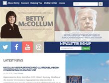 Tablet Screenshot of mccollum.house.gov
