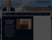 Tablet Screenshot of lance.house.gov